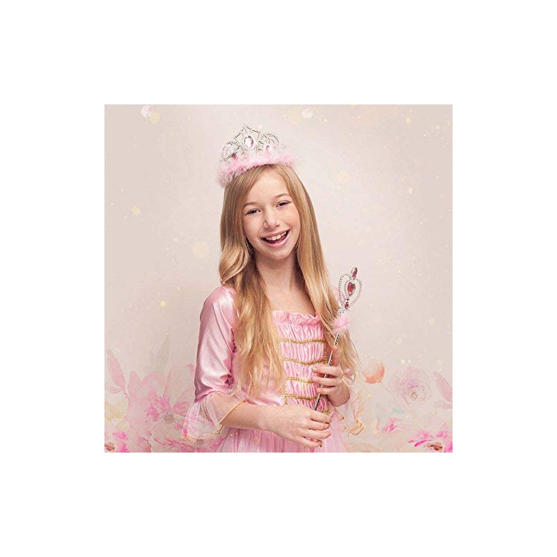 Toverstaf Anna roze (32 cm)