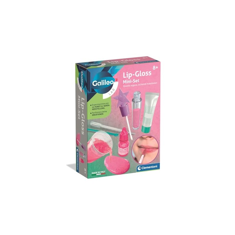 Clementoni Galileo Lab 59444 Lip Gloss Mini Set - Make