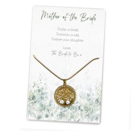 Mother of the Bride and Groom Necklace | Gift from daughter or Bride | Gift Jewellery Necklace (Mother of the Bride Necklace)