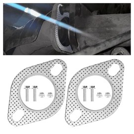 Exhaust Gasket Set - Complete 10PCS Kit with Exhaust Studs, Nuts, Gasket, Seal, Washers & Spring Washers, Compatible with GY6 Engines (50cc to 150cc), Ideal for Scooters, ATVs, Go-Karts, and