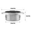 Haosie Stainless Steel Air Vents, 4 Inch Round Soffit Vent,