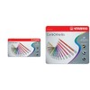 STABILO CarbOthello Pastel Chalk Pens, 24 Metal Cases, 1 Pack,