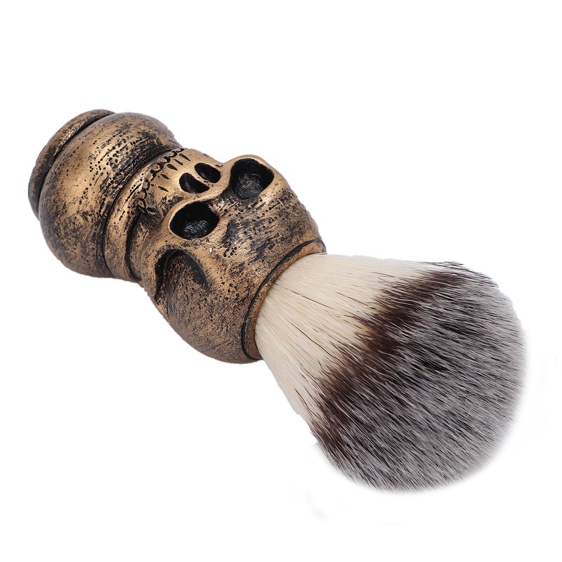 Men's Shaving Brush with Creative Skeleton Shape Handle Facial Beard