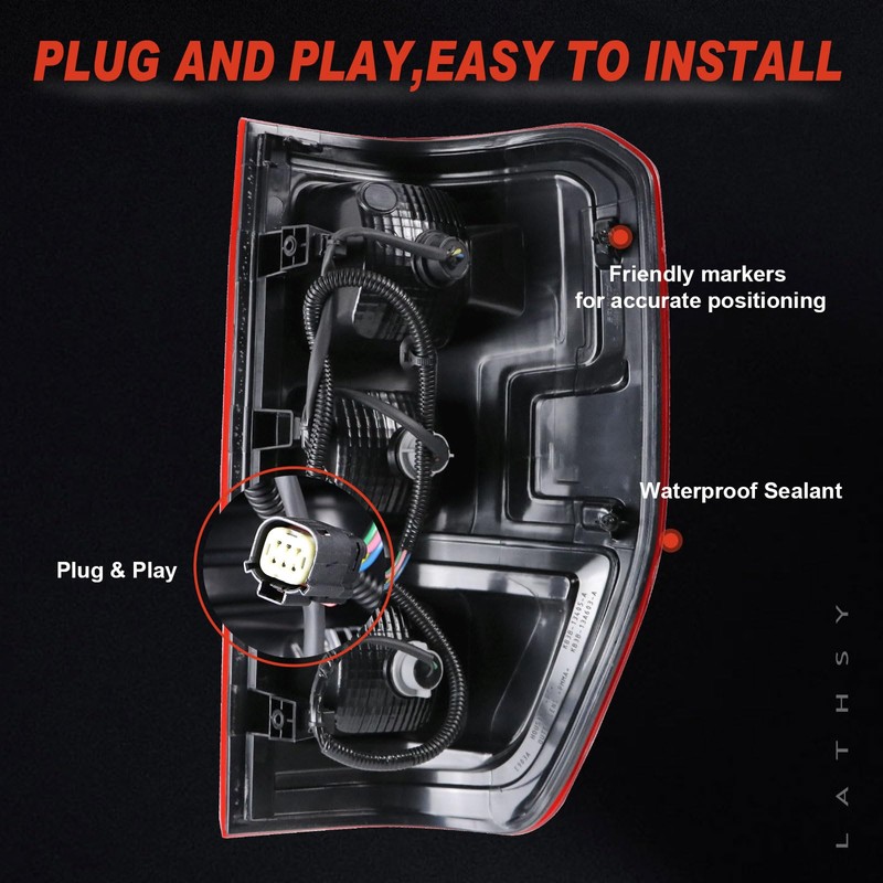 Tail Light Compatible With 2019-2022 Ranger Halogen (without blind spot)