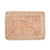MUJI 15004768 Overlapping Rattan Rectangular Basket Lid Width 14.2 x