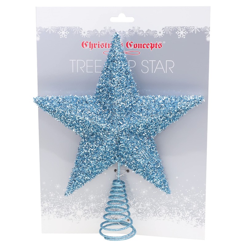 Christmas Concepts® 28cm Sparkly Tree Top Star - Luxury Christmas