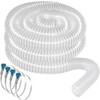 Qucship PVC Dust Collection Hose 2 1/2" x 20' -