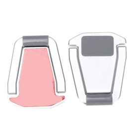 2 Pcs Notebook Stand LK013 Mini Portable Heat Dissipating Desktop Invisible Heightening BracketSilver