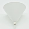 20 x Adjusting Rings 6.5 mm Plastic White with Made