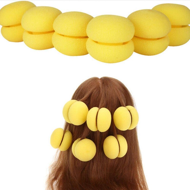 F Fityle Sponge Curler, Hair Roller, Curly Curler, Tool Bangs,