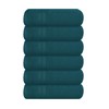 BOUTIQUO Ultra Soft 6-Piece Hand Towel Set 16x28-100% Ringspun Cotton
