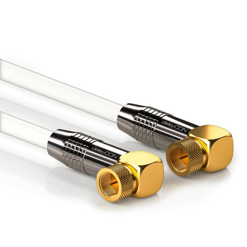DeleyCON SAT Antenna Cable 2 x 90°