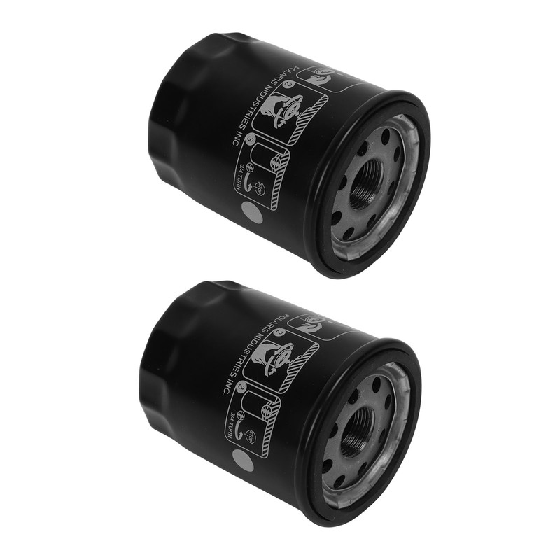2PCS Oil Filter 2540086 Oil Cleaner Steel Cylindrical Replacement for