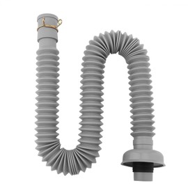 Flexible Sink Drain Kit, PNXKTXO Anti-odor Bathroom Sink Drain Pipe Expandable Drain Pipe Tube P Trap Sink for 1-1/4" Kitchen Drain Hole