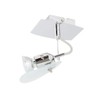 Aplique de Pared Níquel Satinado con estilo Moderno de un