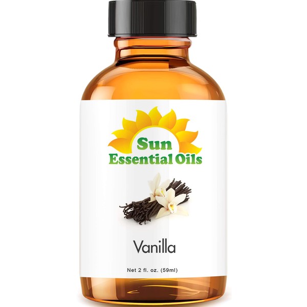 Sun Essential Oils - Vanilla Essential Oil - 2 Fluid Ounces (Pack of 1)