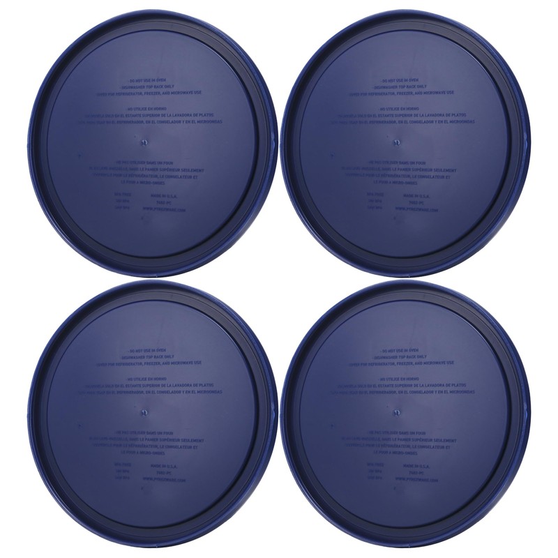 Pyrex 7402-PC 6/7-Cup Blue Replacement Lid for 7402 Sculpted Mixing