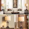 ROTTOGOON 27.5 Tall Farmhouse Table Lamps with USB C +