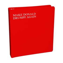 Bargain Max Decals Make Donald Drumpf Again Sticker Decal Notebook Car Laptop 8" (White)