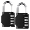 Combination Lock Resettable 4 Digit Padlock with Combination, AIHYTU Waterproof