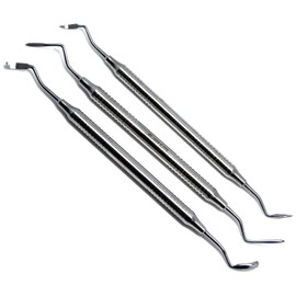 3 Pc Dental Bone Scraper Root Tip Pick Grafting Implantology Surgical Instrument
