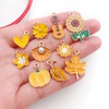 MALOYANVE 20 Pairs Thanksgiving Earrings for Women Fall Set Yellow