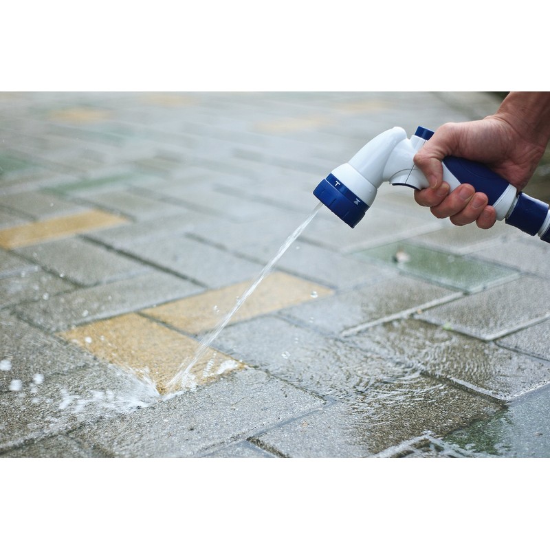 One-Touch Blue White Hose Irrigation Gun with Standard Connection, 2