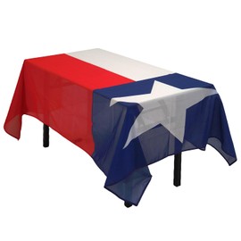 Texas Flag Tablecloth,Rectangular Tablecloth Fade-Resistant Washable State Flag Tablecloth,Suitable for Kitchen Dining Family Gatherings and Outdoor Events,Home Decoration.