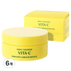 Goodal Green Tangerine Vita C Blemish Care Eye Patch Alpha, 60-pack, 6 pieces / 구달 청귤 비타C 잡티케어 아이패치 알파, 60개입, 6개