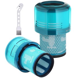 TOPALL Vacuum Filter for Dyson V15,HEPA Filter Replacement,Vacuum Accessories,Compatible with Dyson V15 Detect,V15s, Replaces Part #970013-02 (2 P)