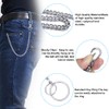 Snillok 2 PCS Wallet Chain 17 Inch Heavy Duty Keychain