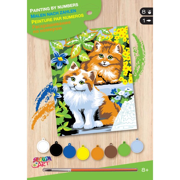 Sequin Art Junior Painting By Numbers 2008 Kittens
