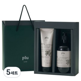 Plu Therapy Collection Body Wash + Lotion Gift Set Lily Vanilla, 5 Sets / 플루 테라피 컬렉션 바디워시 + 로션 선물세트 릴리 바닐라, 5세트