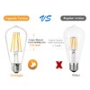 DC 12V ST64 LED Light Bulb 2700k 6W Warm White