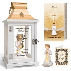 Christian Birthday Gifts for Women Friends Praying Angel Figurine, Unique Inspirational Religious Catholic Spiritual Baptism Comformation Gift for Girl Godmother Mom Sister
