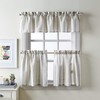 CHF McKenzie Striped Window Kitchen Curtain Valance, Rod Pocket, 58W