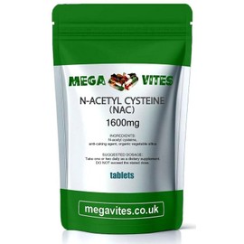 N-Acetyl CYSTEINE (NAC) Tablets 1600mg x 30 - MEGAVITES
