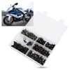 Aramox Fairing Bolt Kit,198Pcs/Set Windscreen Fairing Screws M5 M6 Bolts