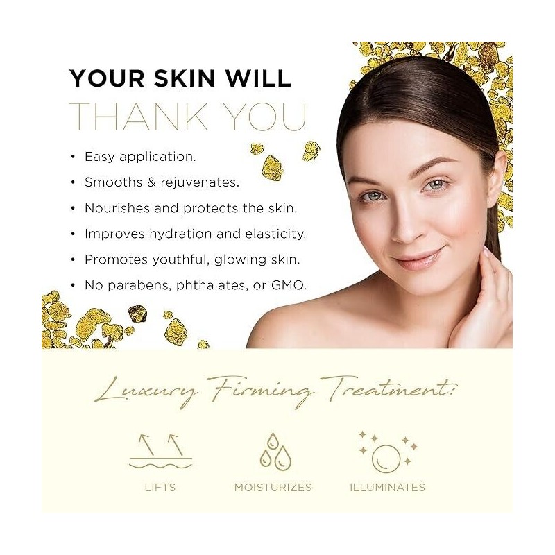 GOLD COLLAGEN Azure Dermatologist Tested 24K Gold & Collagen Face