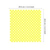 100 Sheets Yellow and White Checkered Dry Waxed Deli Paper