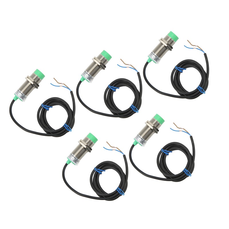 5 Pcs Proximity Sensor 2 Wire Normally Open 10mm Detecting