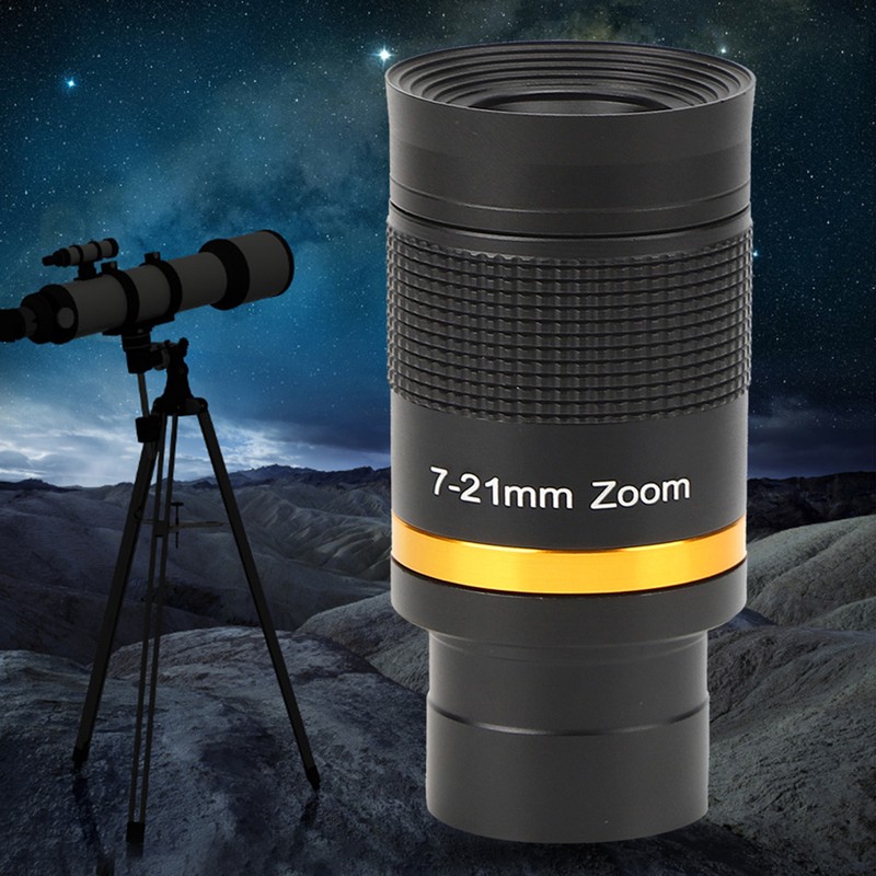 Astronomical Telescope 7‑21mm Continuous Zoom Eyepiece Observation 1.25 Inch/31.7 MM