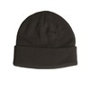 ROLLSTRICKMÜTZE FEINSTRICK ACRYL SCHWARZ