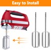 Hand Mixer Beaters Stainless Steel Attachments Compatible with Kitchen Aid