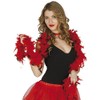 Guirca Fiestas GUI16351 – Black and Red Feather Boa, 1.80