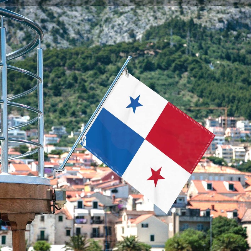 2×3 FT Panama Flag, Medium 60×90CM 150D Panamanian Outdoor Banner,Double