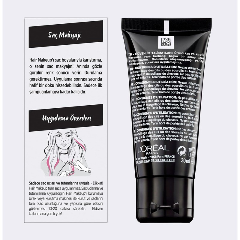 Colorista Hair Makeup Temporary Blonde Hair Colour, Lilac Purple