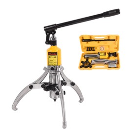 LCyindu Hydraulic Gear Puller, 10 Ton Hydraulic Puller Kit Bearing Puller with Case 2 or 3 Jaws Bearing Hub Separator Hydraulic Puller Separator Tool for Pulling Hubs, Bearings, Gears, ZYL-10