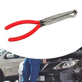 MagiDeal Electrical Disconnect Plier Fuel Line Plier 8 inch Hose Clamp Plier for Fuel Lines Heater Hoses Vehicles Car Maintenance, Red