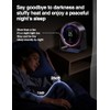 HAGEDAWN Ultra-Quiet Small Desk Fan with Touch Control & LED